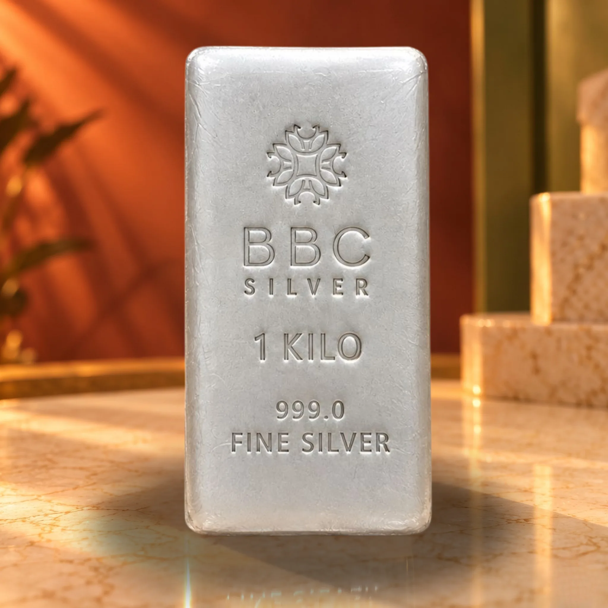 Verrah 1 Kilo (1000g) Fine Silver Bar 999 Purity — view 1