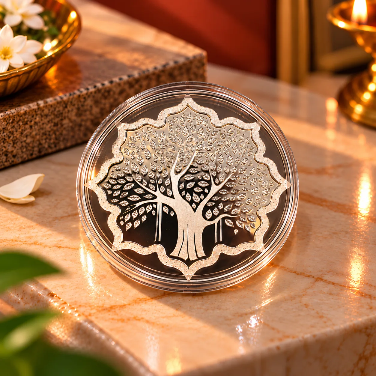 Verrah Tree of Life Silver Coin 999 Purity — view 1